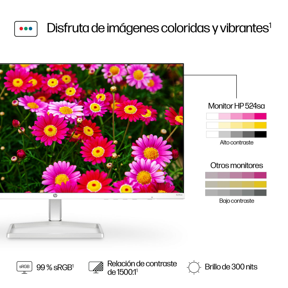 EAN 0197498938028 - HP Series 5 23.8 inch FHD Monitor with Speakers - 524sa pantalla para PC 60,5 cm (23.8") 1920 x 1080 Pixe imagen 11