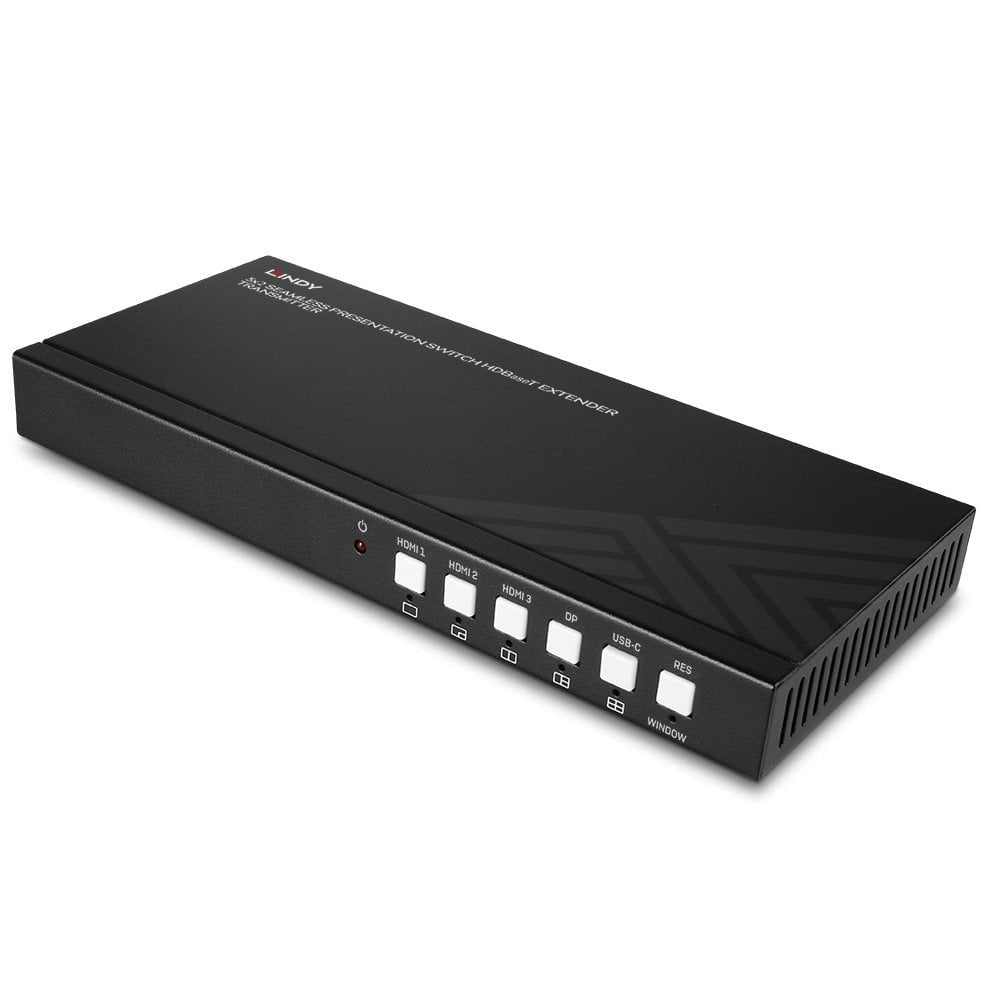 EAN 4002888383387 - Lindy 38338 extensor audio/video Transmisor de señales AV Negro imagen 5