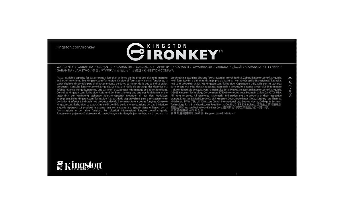 EAN 0740617338034 - Kingston Technology IronKey D500S unidad flash USB USB tipo A 3.2 Gen 1 (3.1 Gen 1) Negro imagen 7