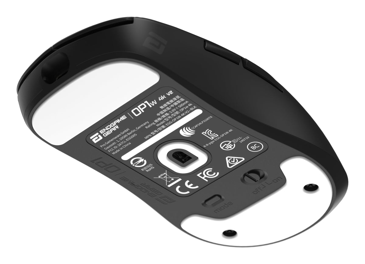 Endgame Gear Op1w 4k V2 Wireless Gaming Ratón, 4,000hz - Negro