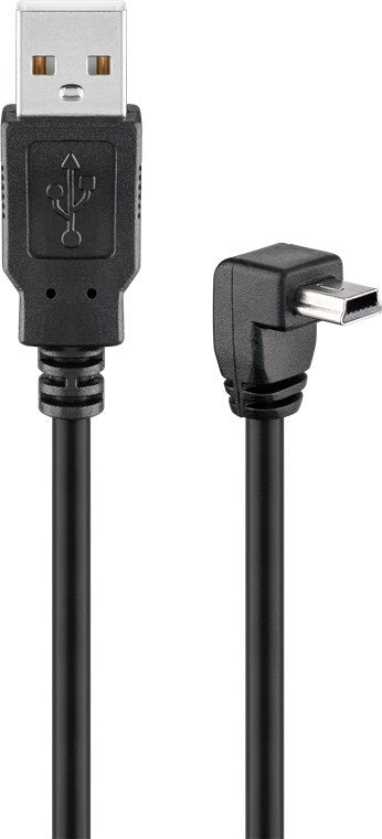 Goobay Usb 2.0 Cable, Usb-A Stecker > Mini-Usb Stecker 90° 93971