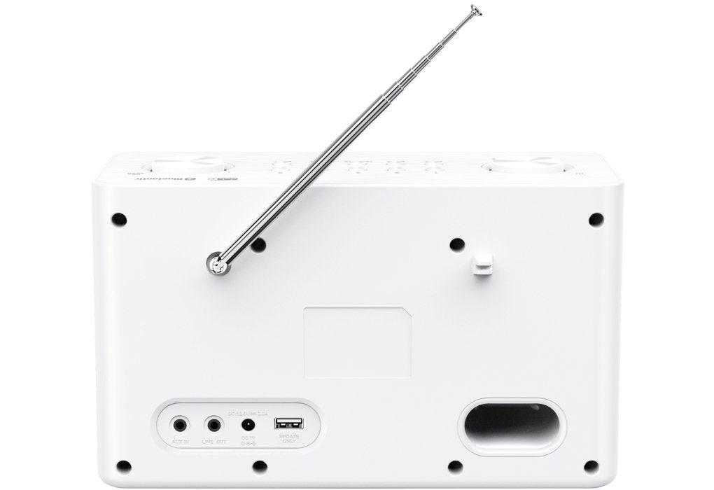 Kenwood Cr-M80dab Dab+ Radio, Grosses Tft Farbdisplay, Bluetooth Blanco