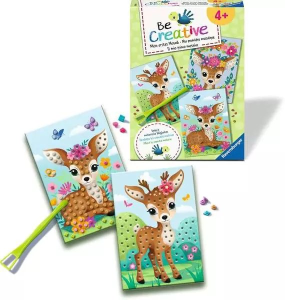 Ravensburger Becreative - Diy Mosaic Handicraft Set My Bambi, Jugando 25534