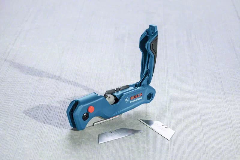EAN 4059952613864 - Bosch 1 600 A02 7M4 cúter Azul, Acero inoxidable Navaja de bolsillo imagen 8