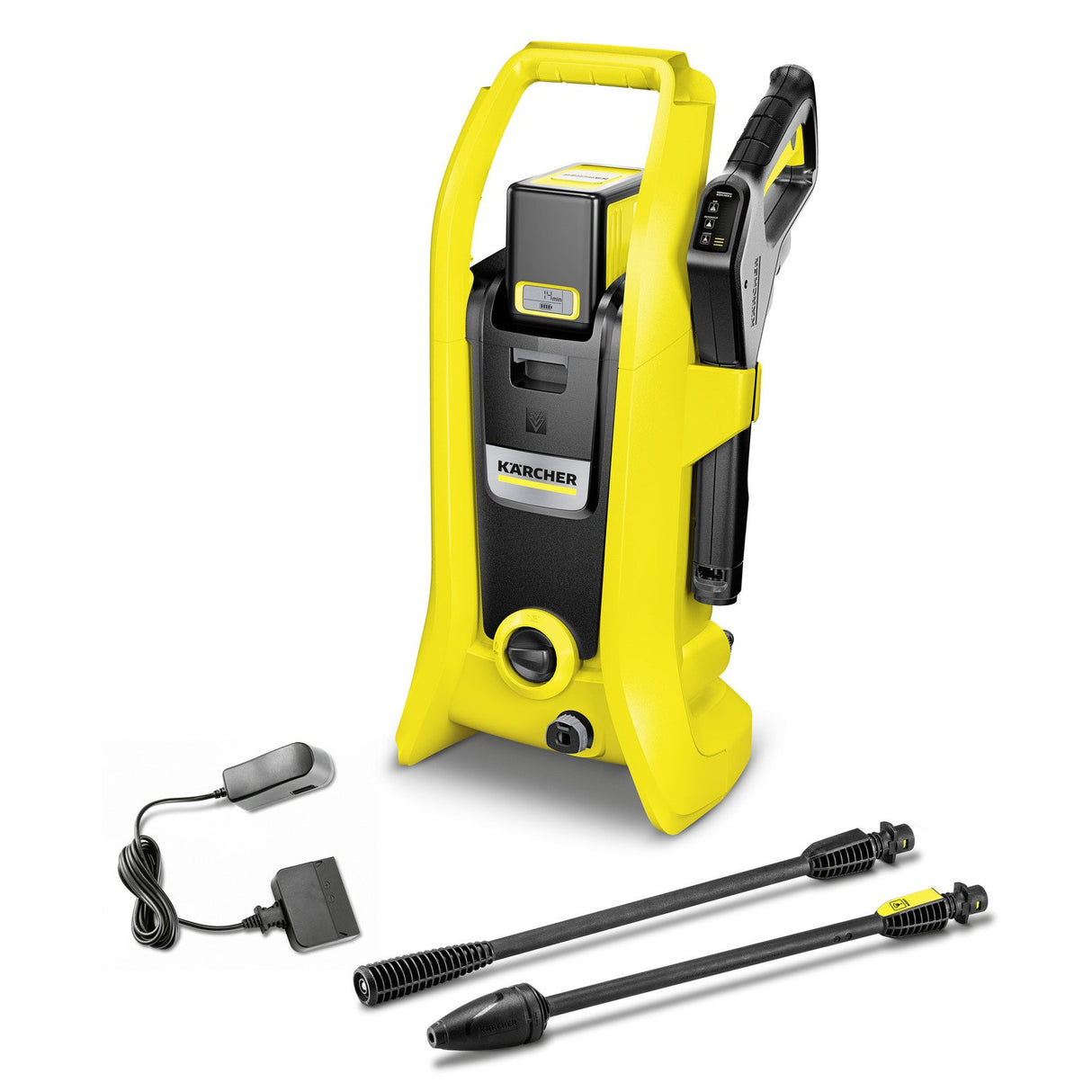 EAN 4054278305165 - Kärcher 1.117-220 Limpiadora de alta presión o Hidrolimpiadora Vertical Batería 340 l/h Negro, Amarillo imagen 1