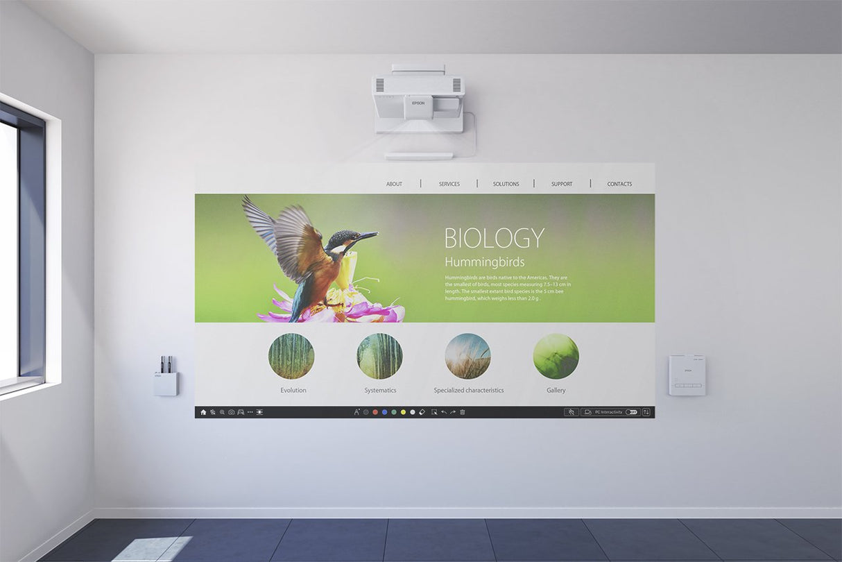 Proyector Epson Eb-1485fi, 5000 Lúmenes Ansi, 3lcd, 1080p (1920x1080), 2500000:1, 16:9, 1651 - 2540 Mm (65 - 100")