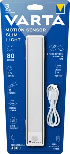 Luz De Movimiento Varta Sensor De Movimiento Luz Delgada