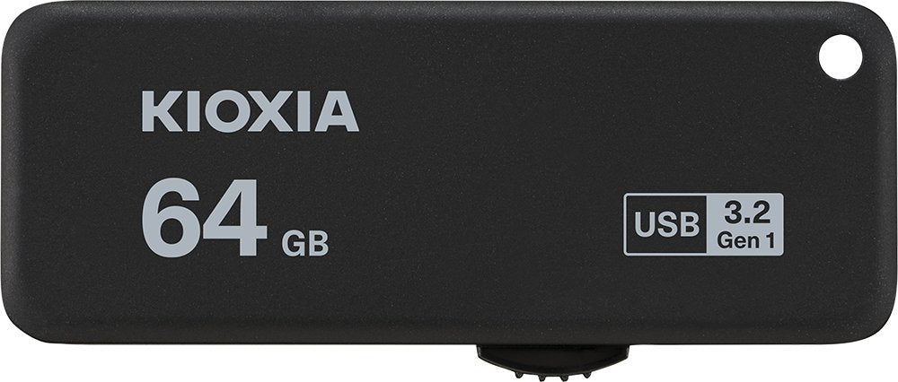 Pendrive Kioxia Transmemory U365 64 Gb Usb Tipo A 3.2 Gen 1 (3.1 Gen 1) Negro