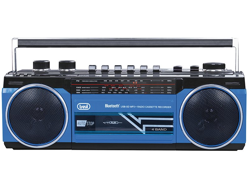 EAN 8011000018683 - Trevi RR 501 BT Personal Analógica Negro, Azul imagen 1