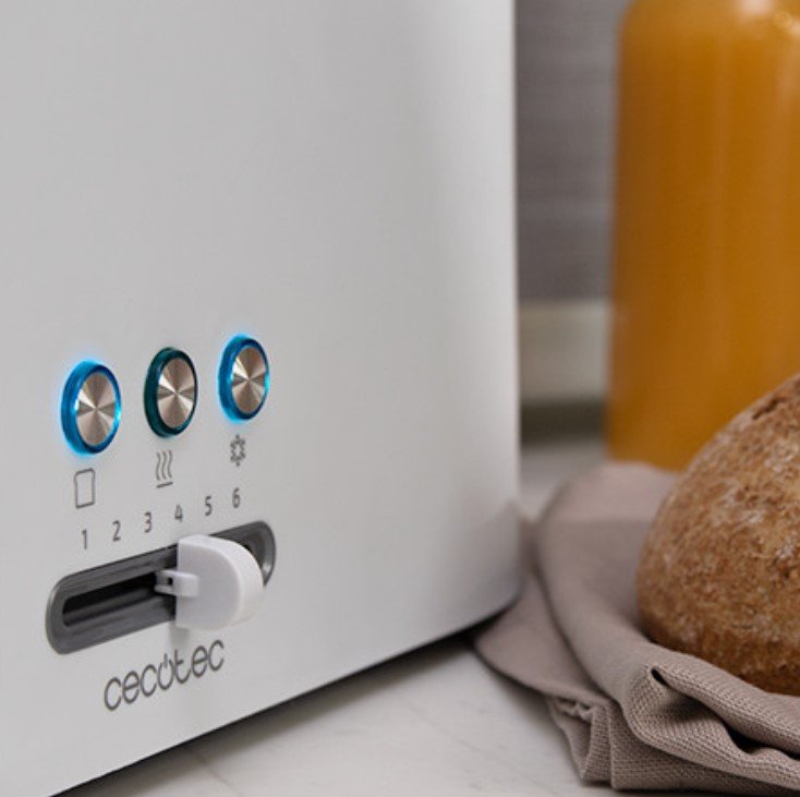 EAN 8435484031882 - Cecotec 03188 tostadora 6 2 rebanada(s) 980 W Blanco imagen 5