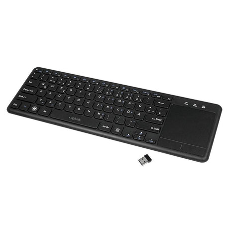 EAN 4052792055276 - LogiLink ID0188 teclado Hogar RF inalámbrico QWERTZ Negro imagen 1