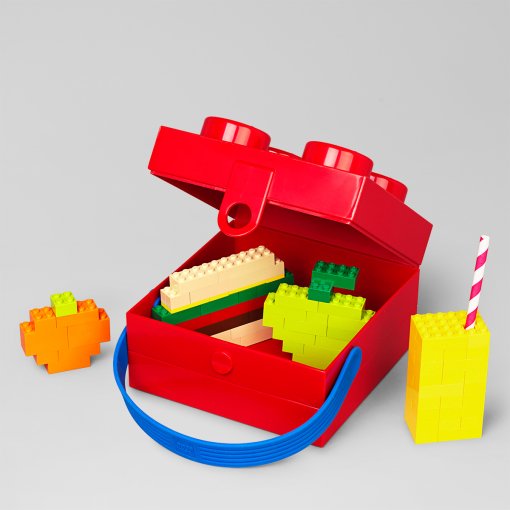 Lego Classic Lunch Box 4 Z Raczka Czerwony