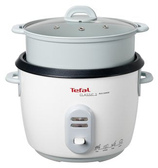 Tefal Arrocera Classic Rk1011 Blanco/Plateado, 700 Vatios, 5 Litros Rk 1011