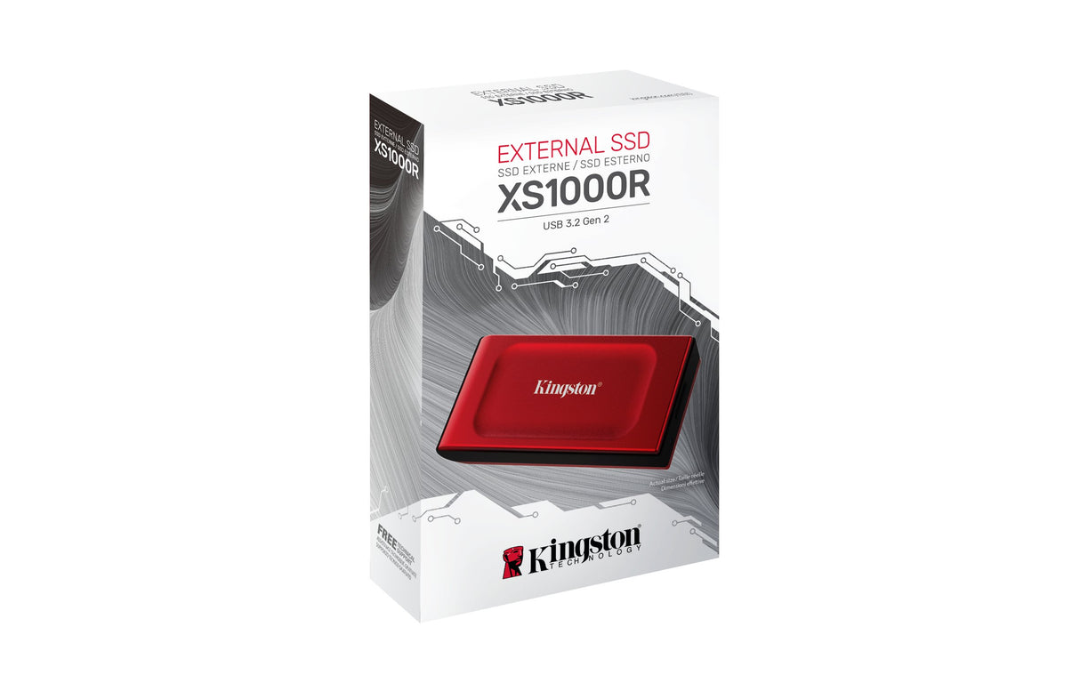EAN 0740617341782 - Kingston Technology XS1000 Red USB Tipo C 3.2 Gen 2 (3.1 Gen 2) imagen 5