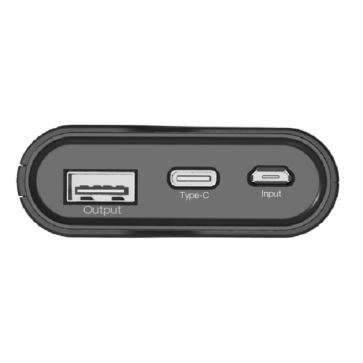 Powerbank Realpower Type C 7500 Schwarz