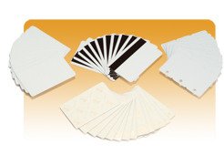 Zebra Premier - Polyvinyl Chloride (Pvc) - Amarillo - 100 Pcs. Cards (Pack Of 5)
