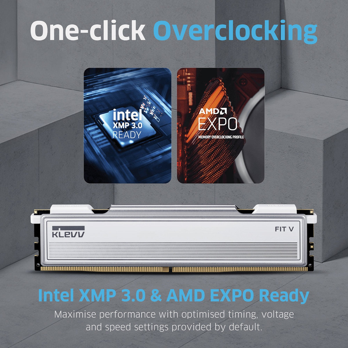 Klevv Memoria Ram - 32 Gb (2 X 16 Gb Kit) - Ddr5 6000 Udimm Cl28
