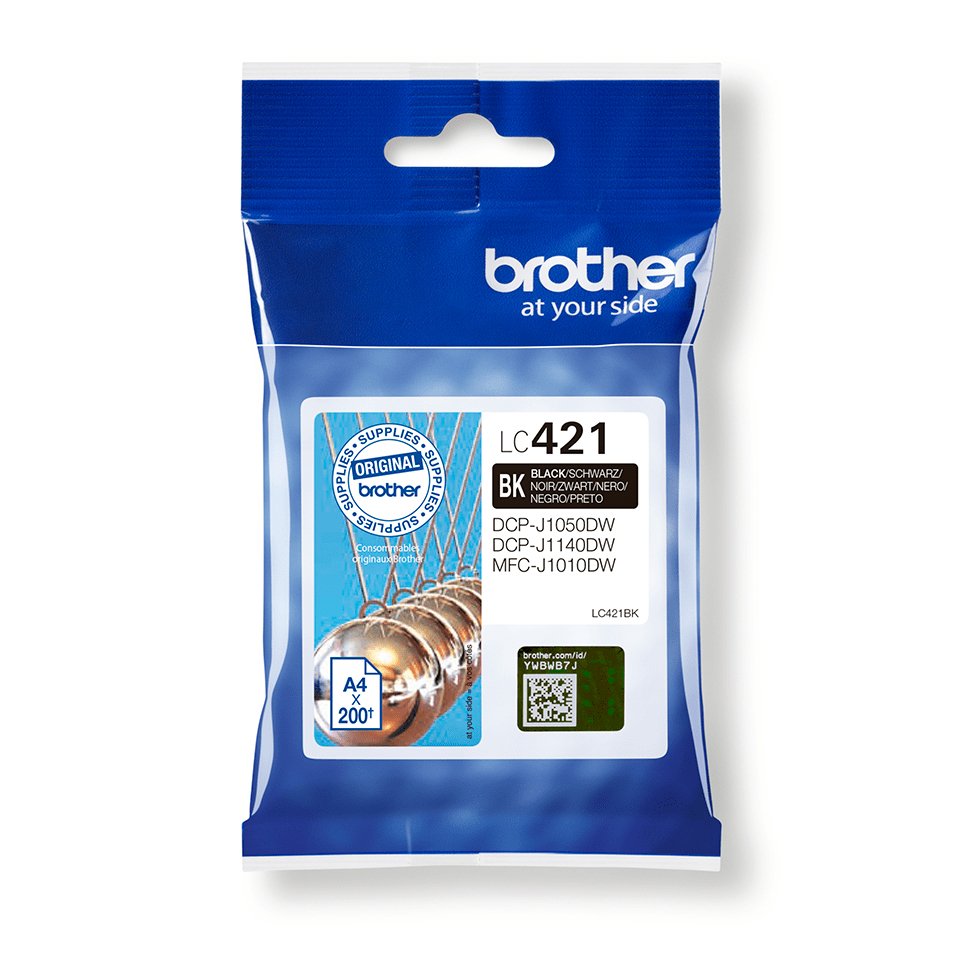 EAN 4977766810364 - Brother LC421BK cartucho de tinta 1 pieza(s) Original Negro imagen 1