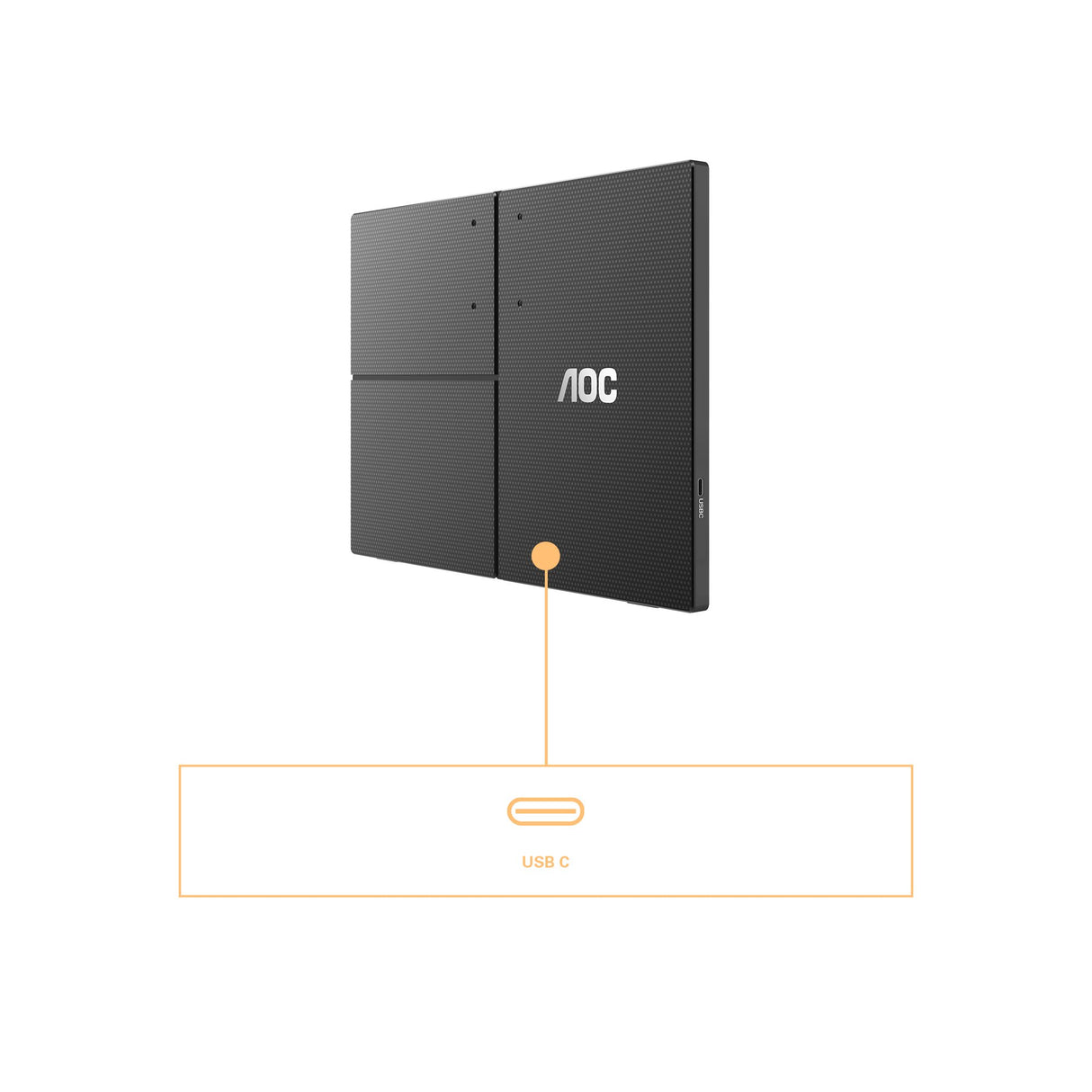 EAN 4038986151313 - AOC 16T3EA monitor o TV portátil Negro 39,6 cm (15.6") 1920 x 1080 Pixeles imagen 3