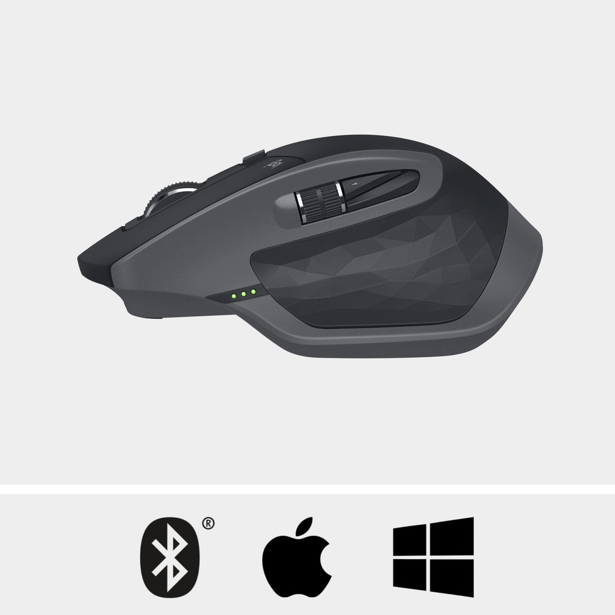 Logitech Raton Inalambrico Mx Master 2s Grafito Sensor Darkfield 1000dpi Bateria Carga Rapida Blueto