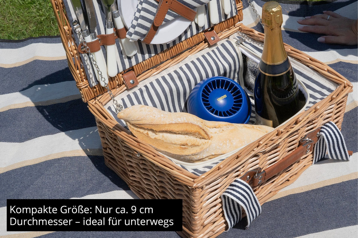 86675 Breezy Bowl Akku-Ventilator Sw 6w 3 Geschwindigkeitsstufen Ø9cm