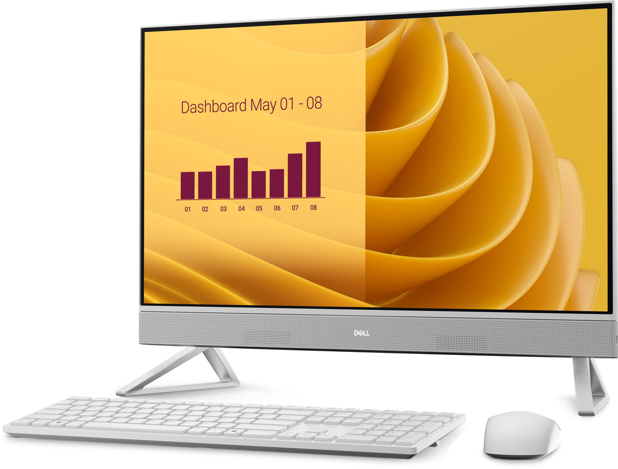 Pc Aio Dell Ec27250 Core 7-150u 16gb 512gb 27"Fhd W11p Blanco