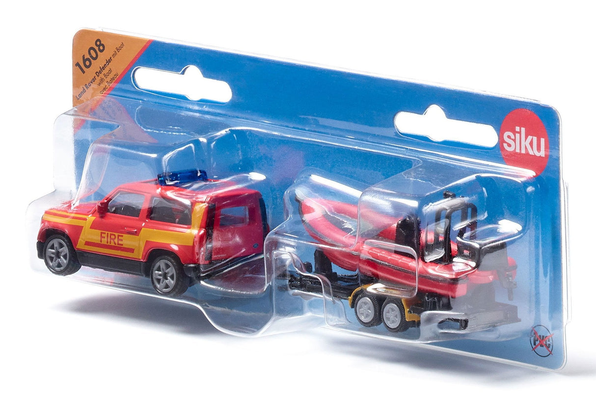 Siku Blista Defferentor De Land Rover Con Bote, Vehículo Modelo 10160800000