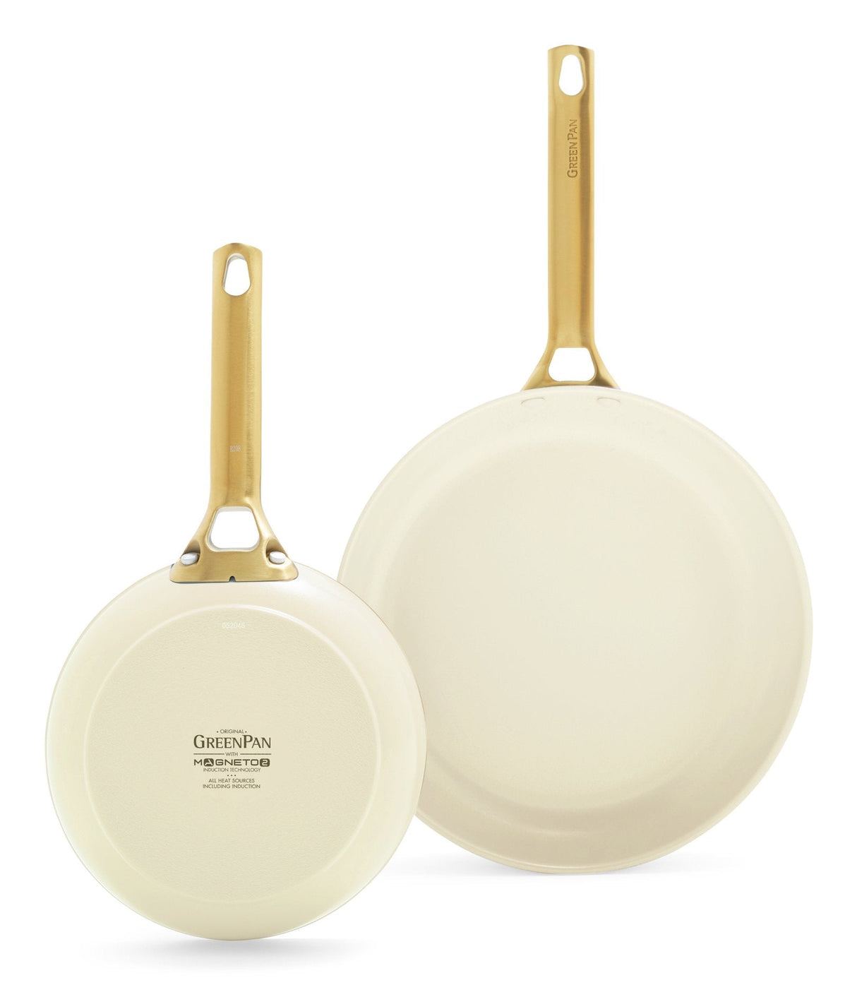 Greenpan Padova Reserve 2tlg Bratpfannenset 20+26cm Creme