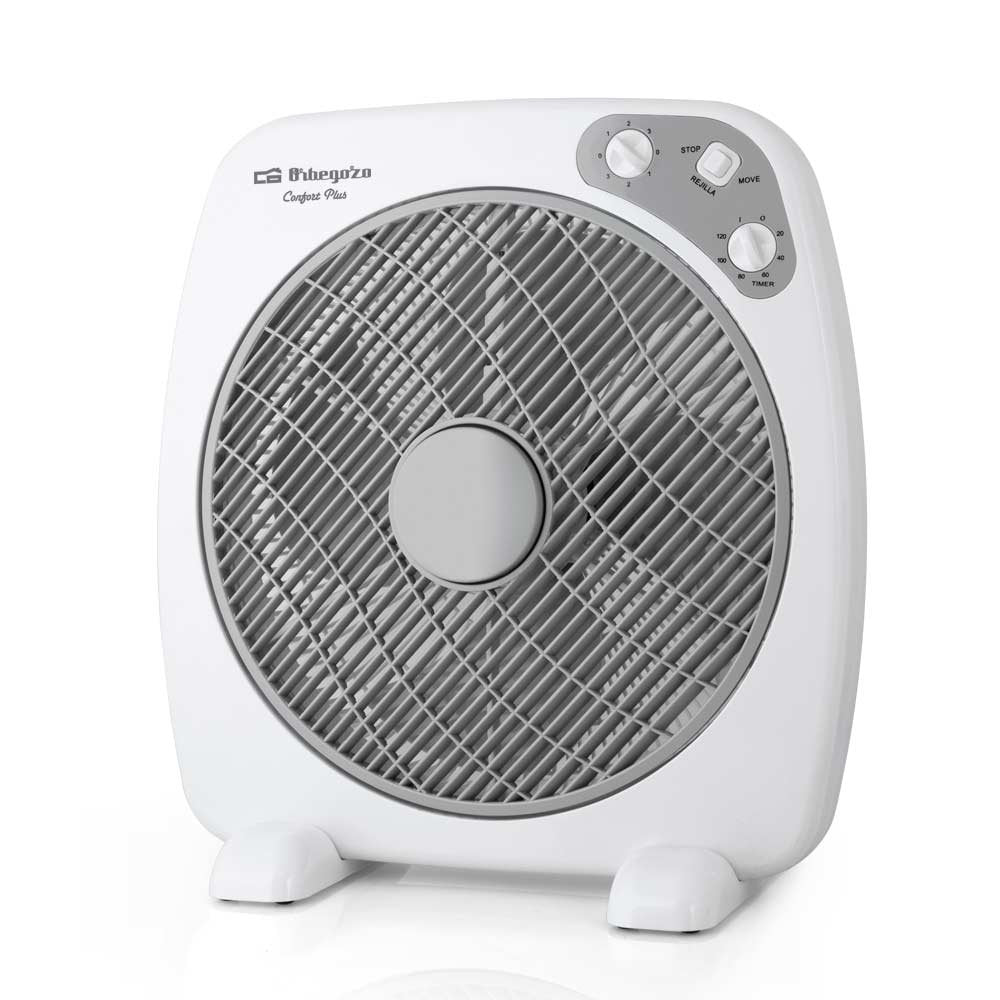 Ventilador De Suelo Orbegozo Box Fan Bf 0140 60w 4 Aspas 40cm 3 Velocidades