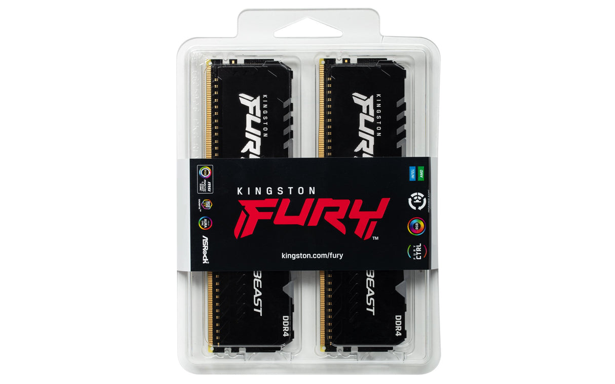 EAN 740617319422 - Kingston Technology FURY Beast RGB módulo de memoria 16 GB 2 x 8 GB DDR4 288-pin DIMM imagen 7