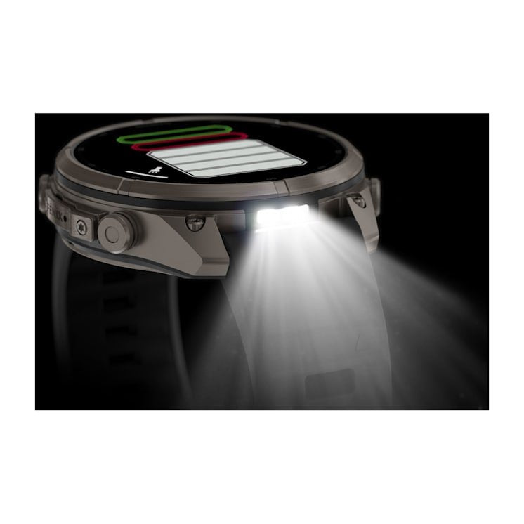 Garmin Fenix 9 Pro Bluetooth Gps 47mm Titanio Con Correa De Silicona En Gris
