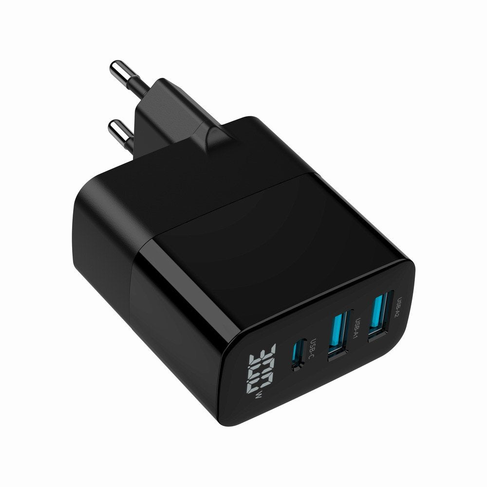 EAN 8716309129626 - Gembird TA-UC-PDQC30LCD-BK-02 cargador de dispositivo móvil Universal Negro Corriente alterna Carga rápid imagen 8