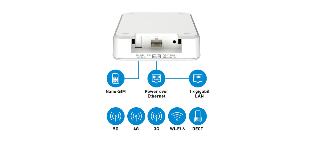EAN 4023125030710 - Box FRITZ! 6860 5G Edition International router inalámbrico Gigabit Ethernet Doble banda (2,4 GHz / 5 GHz imagen 4