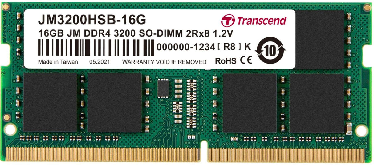 EAN 0760557848370 - Transcend JetRam JM3200HSB-16G módulo de memoria 16 GB DDR4 imagen 1
