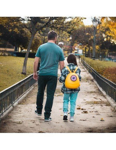 Mochila Con Pantalla Led Woxter Loy-Big Eye Amarilla