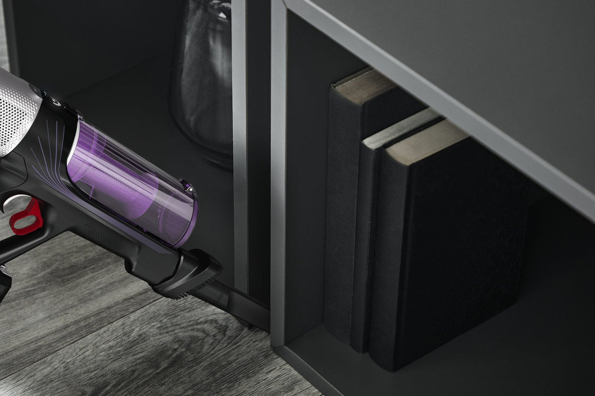 EAN 3221616048010 - Rowenta RH2037 Aspiradora escoba 2 en 1 Batería Secar Sin bolsa 0,4 L 250 W Negro, Púrpura imagen 4