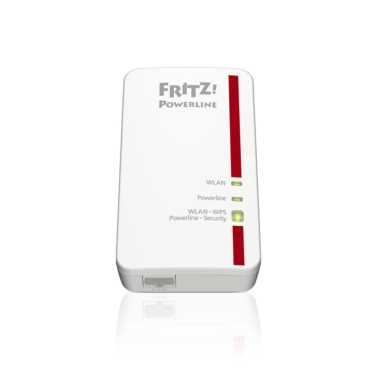 Avm Fritz! Powerline 1240e Wlan 1200mbit/S Ethernet Wifi Rojo, Color Blanco 2pieza(S) Adaptador De R
