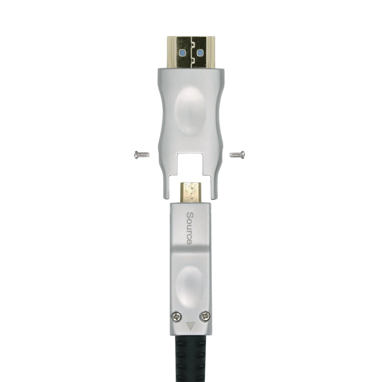 Aisens Cable Hdmi V2.0 Aoc Desmontable Premium Alta Velocidad / Hec 4k@60hz 4:4:4 18gbps, A/M-D/A/M, Negro, 20m