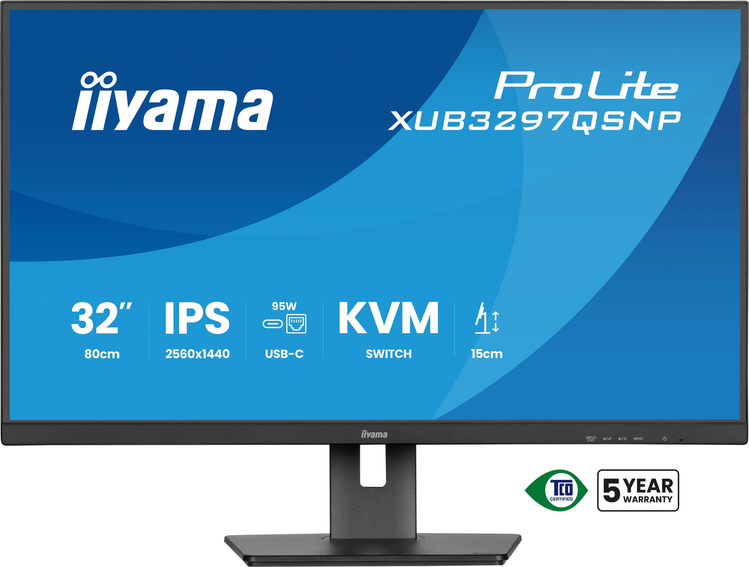 Monitor Iiyama  32" Xub3297qsnp-B1 16:9 2xhdmi+Dp+Usb-C
