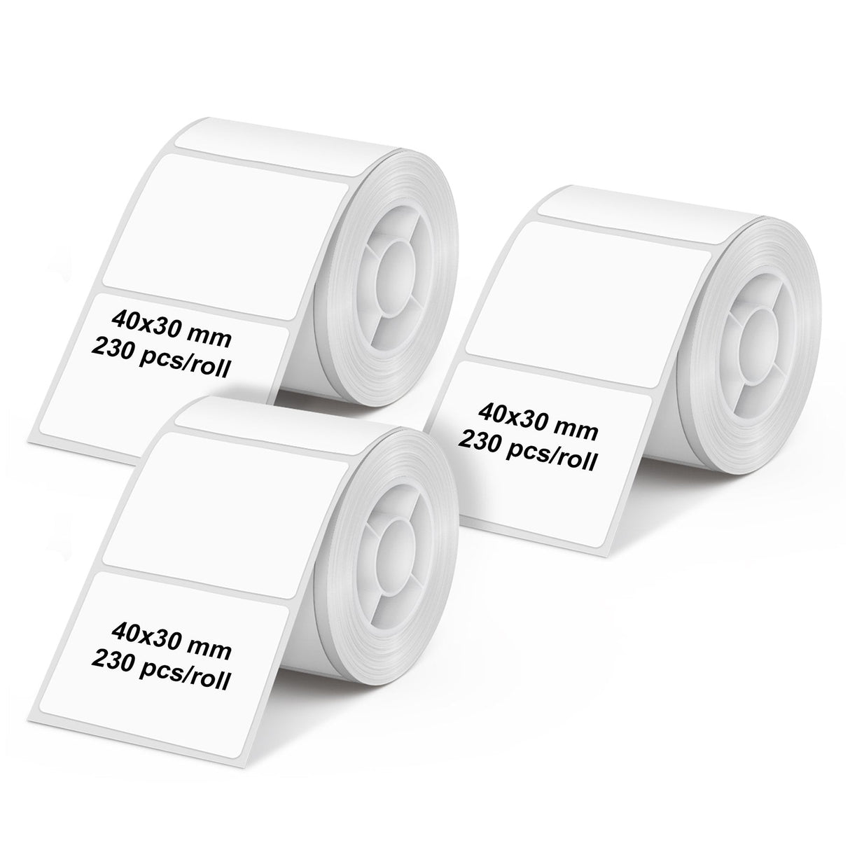 Olympia Etikettenrolle Para Pm220 3er Pack Blanco