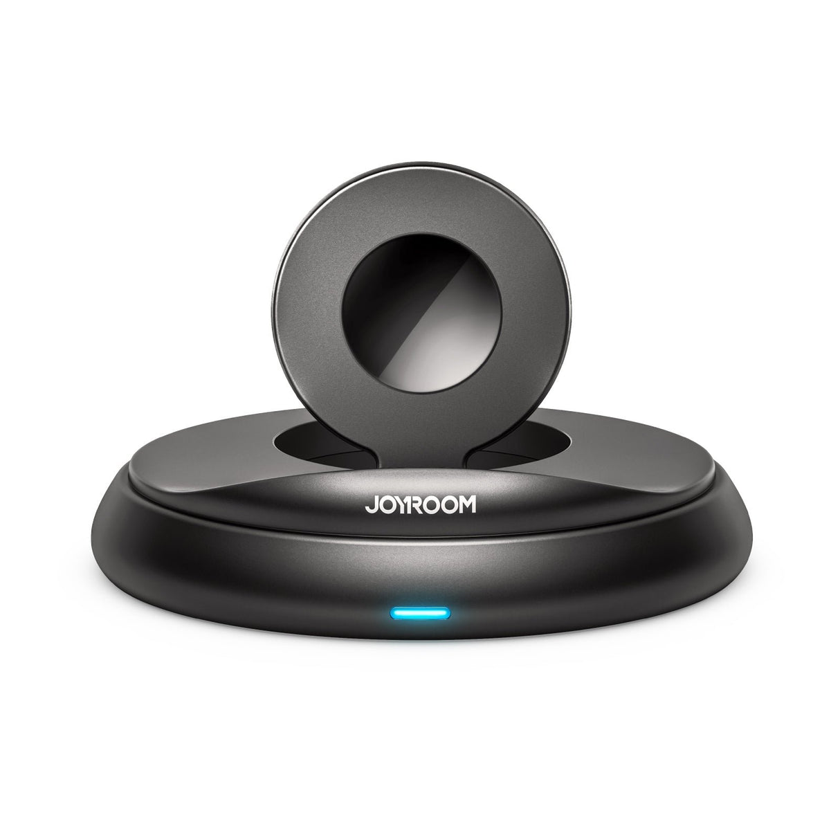 EAN 6956116725051 - JOYROOM JR-W12 cargador de dispositivo móvil Reloj inteligente Negro USB Cargador inalámbrico Interior imagen 1