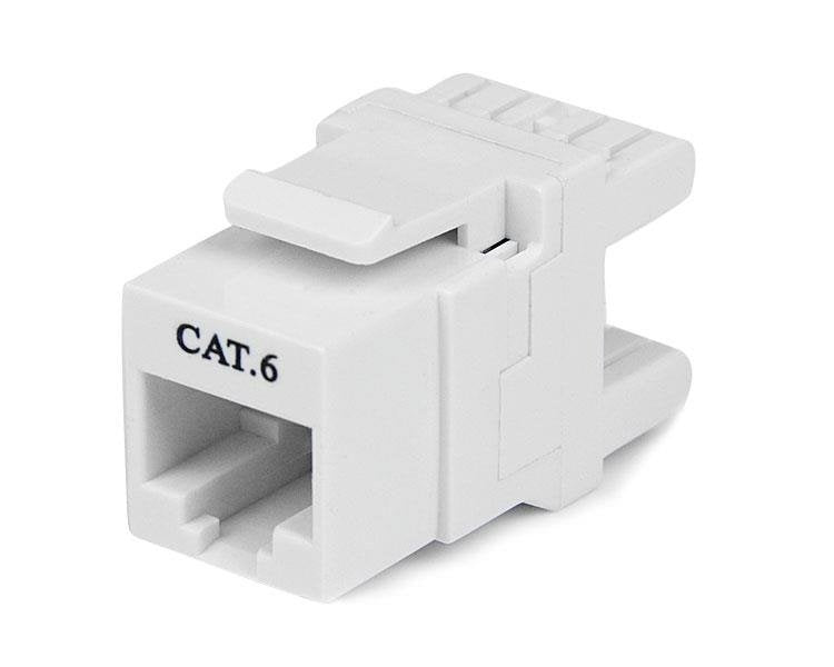 Startech Conector Modulo Keystone Rj45 Hembra Cat6 180⺠Blanco