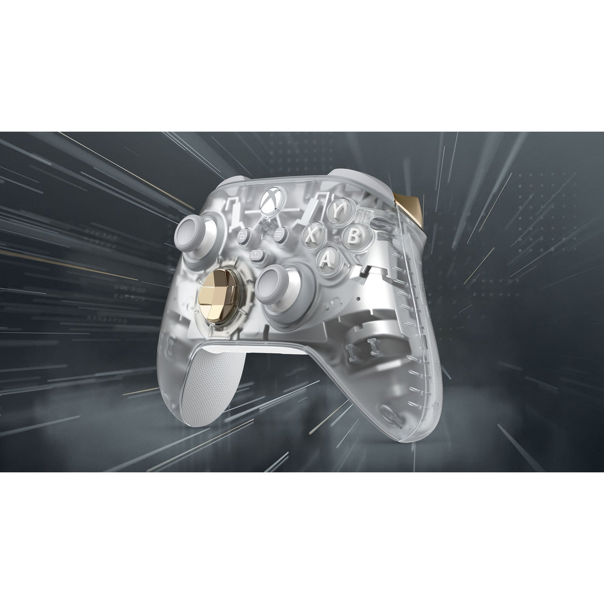 EAN 196388334124 - Microsoft Ghost Cipher Oro, Gris claro, Transparente Bluetooth/USB Gamepad Analógico/Digital Android, PC, imagen 3
