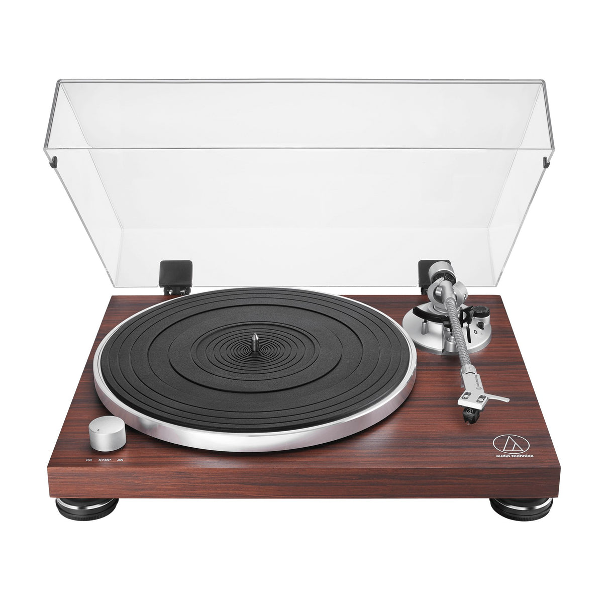 EAN 4961310158576 - Audio-Technica AT-LPW50BTRW tocadisco Tocadiscos de tracción por correa Marrón Manual imagen 1