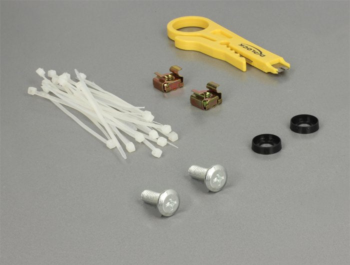 Delock 43316 19" Patch Panel 24 Port Cat.6 0.5 U Black