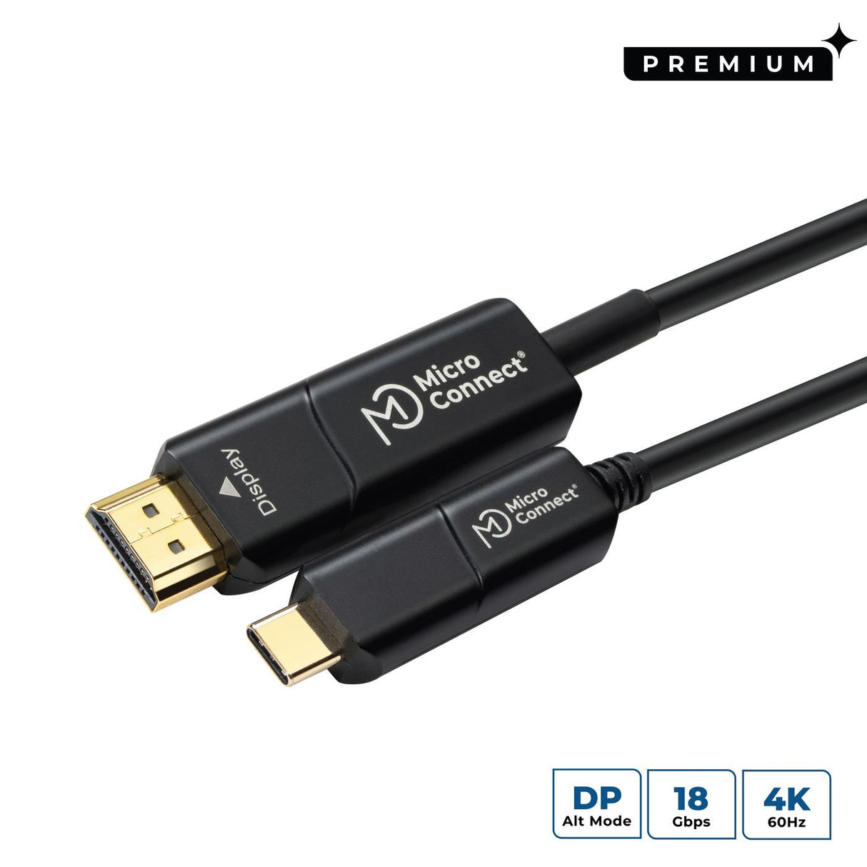 EAN 5706998942388 - Microconnect USB3.1CHDMI15OP adaptador de cable de vídeo 15 m USB Tipo C HDMI Negro imagen 1