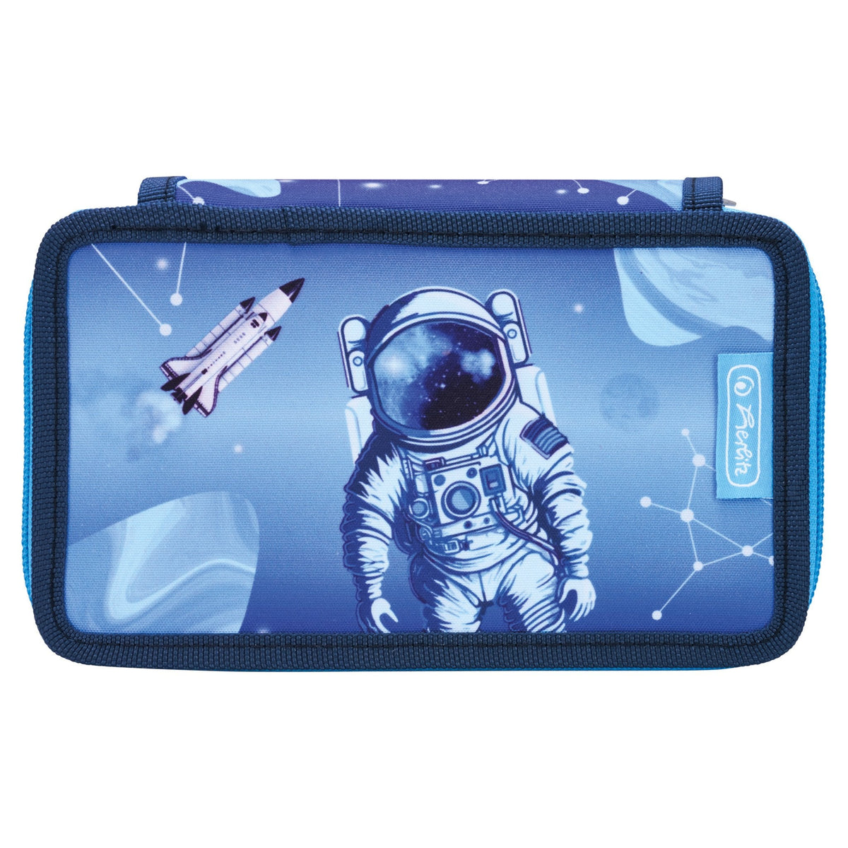 Herlitz Doppeletui 23 Piezas Cosmic Explorer