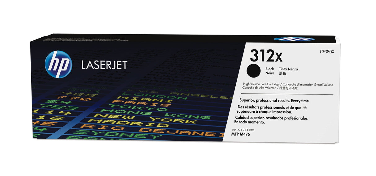EAN 0887111367754 - HP 312X High Yield Black Original LaserJet Toner Cartridge cartucho de tóner 1 pieza(s) imagen 1