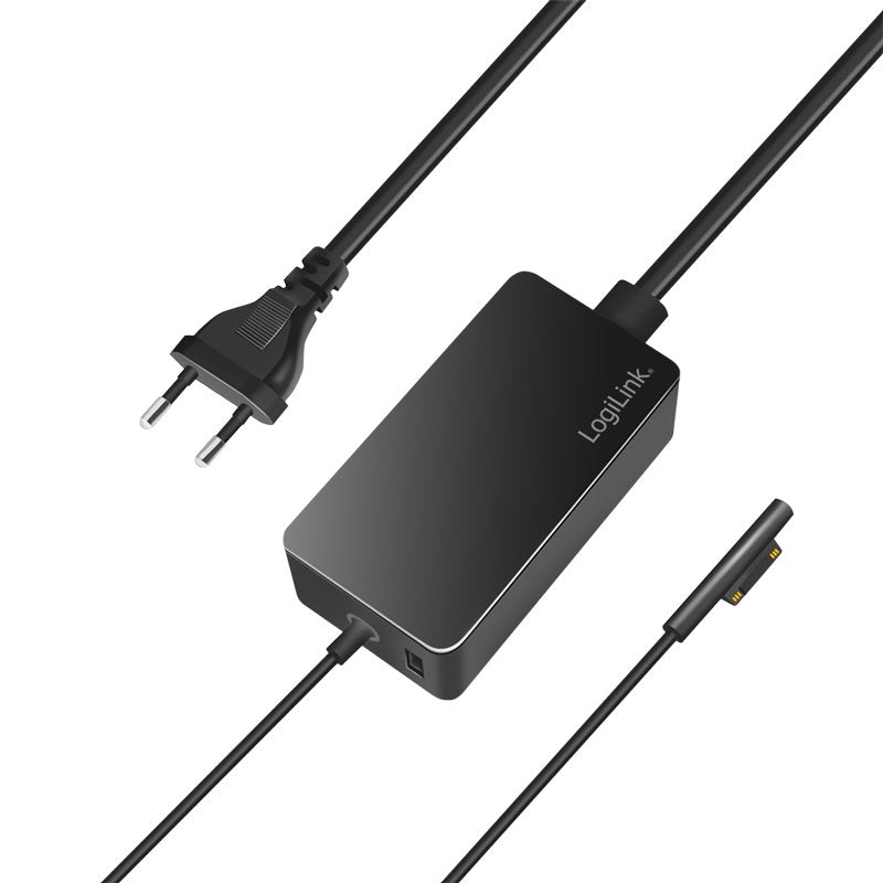 Cargador Portatil 65w 1 Puert. Usb + Especial Y Compatible Con Microsoft Surface Cable De 1.50m Logilink