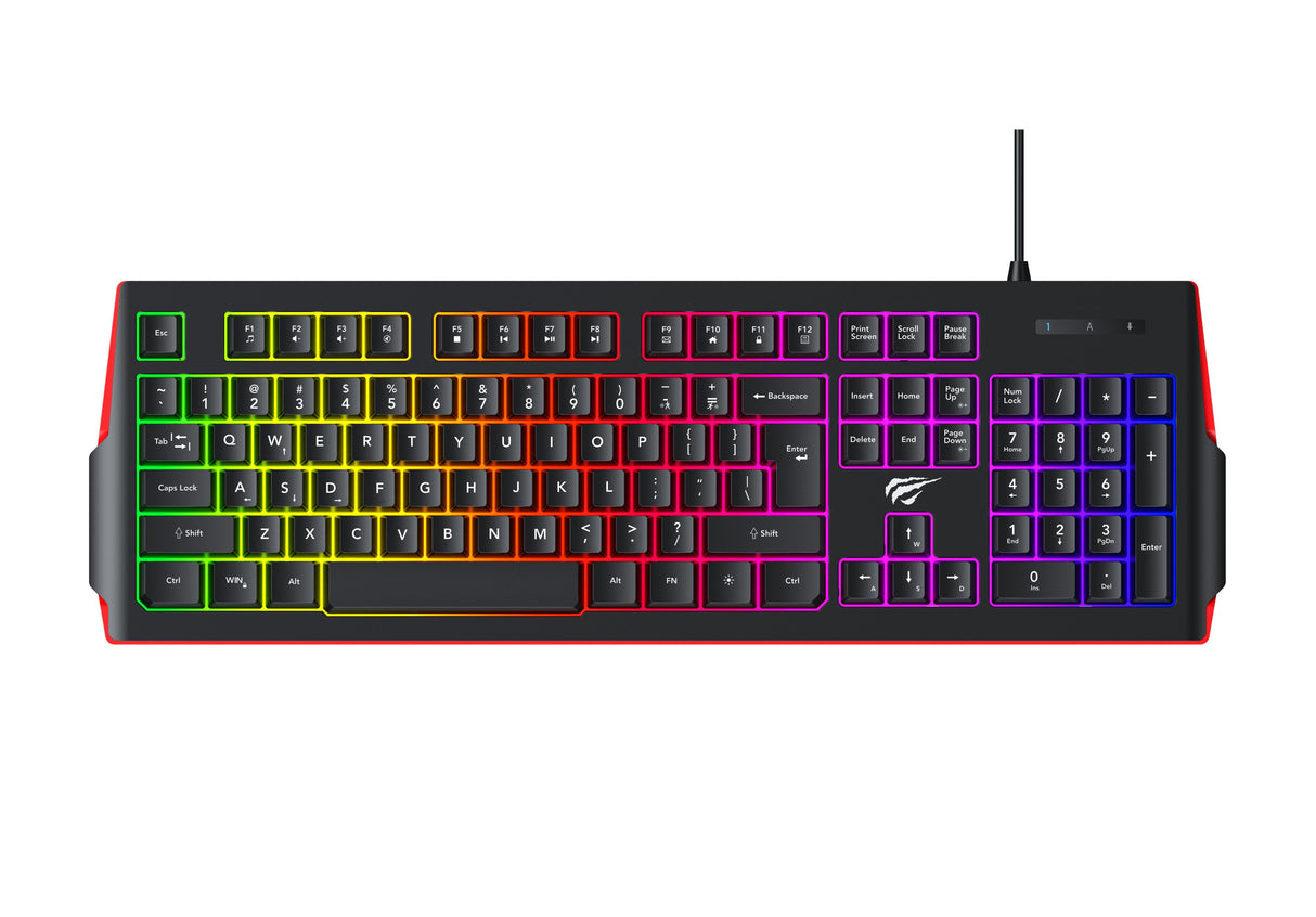 EAN 6939119047771 - Havit KB866L (Black and red) teclado Juego USB QWERTY Negro, Rojo imagen 4